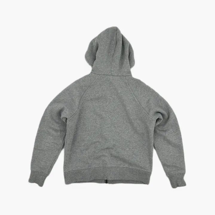Burberry Burberry Gray Logo Embroidered Zip-Up Hoodie 0079 Size M / US 6-8 / IT 42-44 - 3 Thumbnail