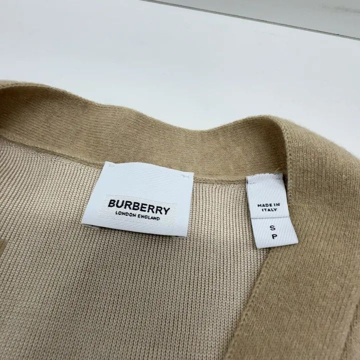 Burberry Burberry Logo Oversized Knit Cardigan for Women 0079 Size S / US 4 / IT 40 - 4 Thumbnail