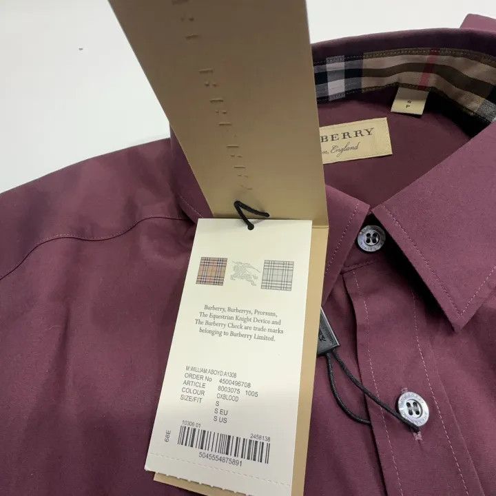 Burberry Burberry Classic Long Sleeve Button-Up Shirt 0079 Size S / US 4 / IT 40 - 5 Thumbnail