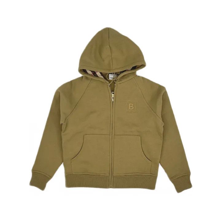 Burberry Burberry FW22 Embroidered Logo Zip Hoodie 0079 Size S / US 4 / IT 40 - 2 Thumbnail