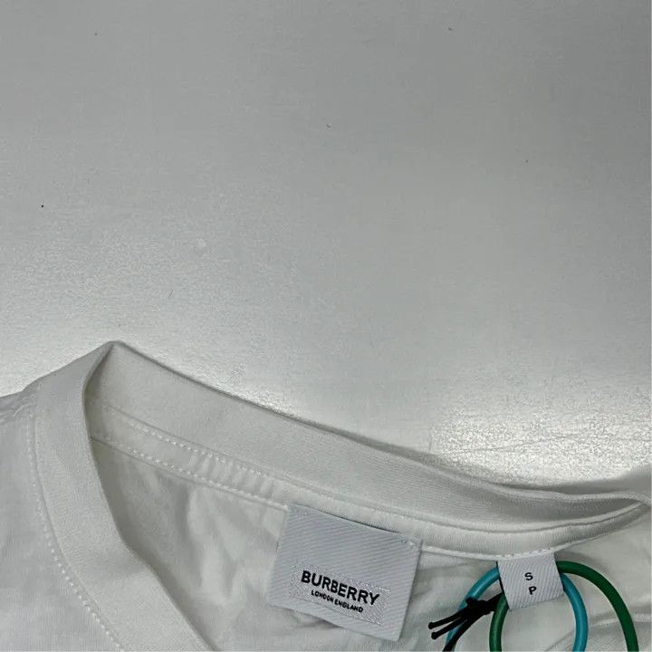 Burberry Burberry Checked Pocket Tee for Women 0079 Size S / US 4 / IT 40 - 2 Thumbnail