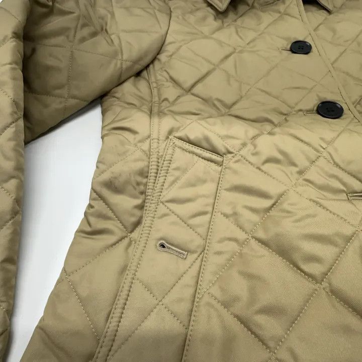 Burberry Burberry Beige Quilted Collar Button Jacket 0079 Size S / US 4 / IT 40 - 6 Thumbnail