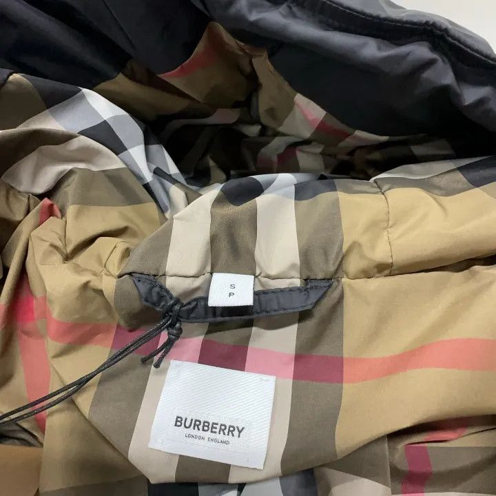 Burberry Burberry Black Double-Breasted Long Down Jacket 0079 Size S / US 4 / IT 40 - 6 Thumbnail
