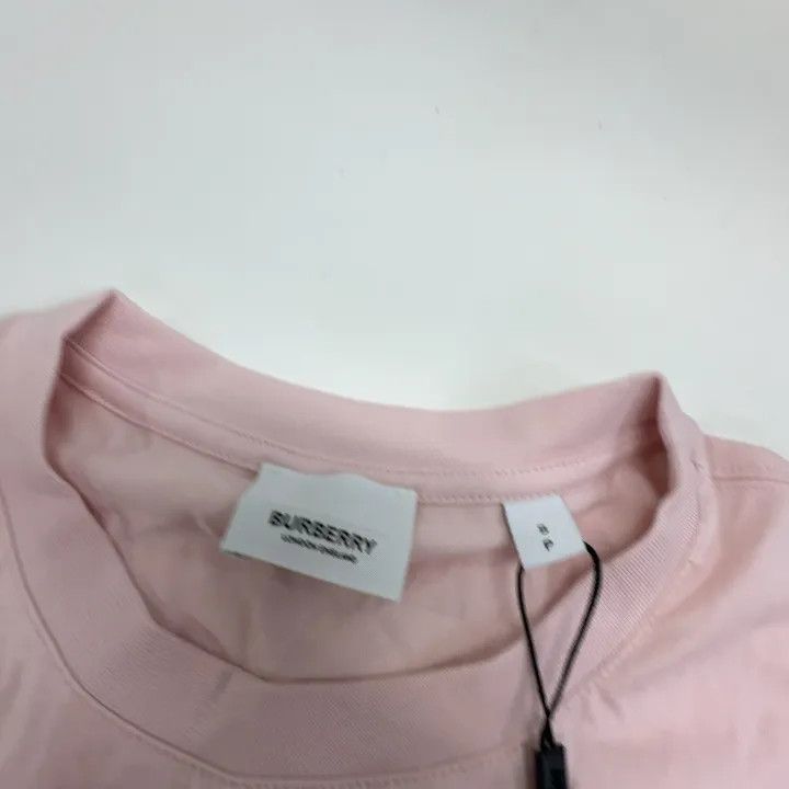 Burberry Burberry Logo Print Short Sleeve T-shirt in Pink 0079 Size S / US 4 / IT 40 - 12 Thumbnail