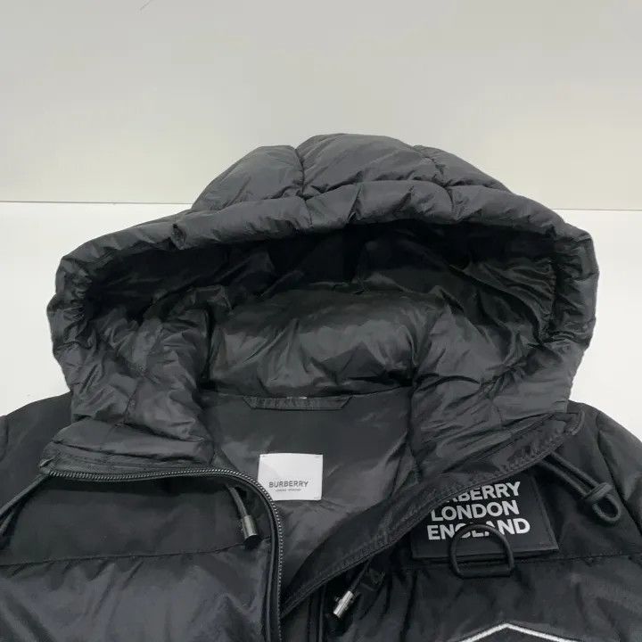 Burberry Burberry Black Logo Puffer Jacket for Women 0079 Size S / US 4 / IT 40 - 6 Thumbnail