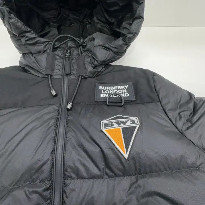 Burberry Burberry Black Logo Puffer Jacket for Women 0079 Size S / US 4 / IT 40 - 7 Thumbnail