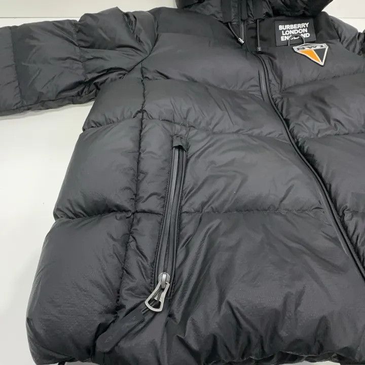 Burberry Burberry Black Logo Puffer Jacket for Women 0079 Size S / US 4 / IT 40 - 11 Thumbnail