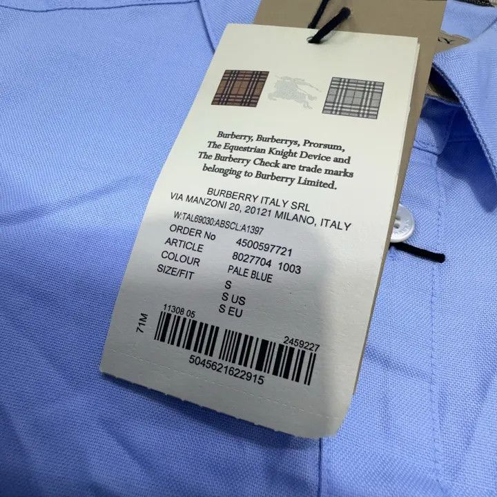 Burberry Burberry Casual Classic Long Sleeve Shirt 0079 Size S / US 4 / IT 40 - 6 Thumbnail