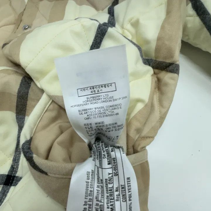 Burberry Burberry Plaid Button-Up Cotton Jacket 0079 Size S / US 4 / IT 40 - 5 Thumbnail
