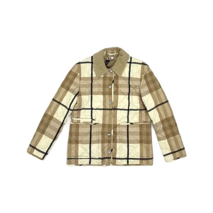 Burberry Burberry Plaid Button-Up Cotton Jacket 0079 Size S / US 4 / IT 40 - 2 Thumbnail