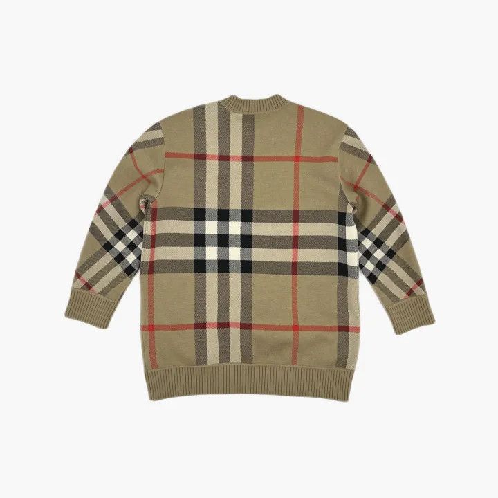 Burberry Burberry Check Pattern Wool Sweater for Women 0079 Size S / US 4 / IT 40 - 3 Thumbnail