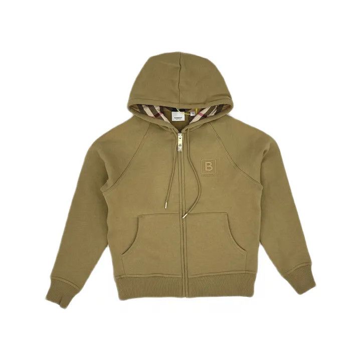 Burberry Burberry FW22 Logo Embroidered Hooded Sweatshirt 0079 Size S / US 4 / IT 40 - 2 Thumbnail