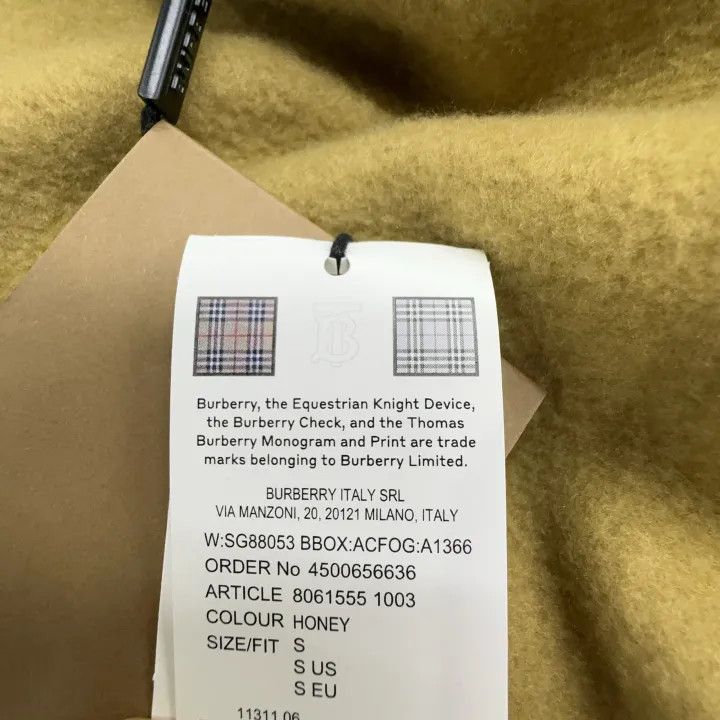 Burberry Burberry FW22 Logo Embroidered Hooded Sweatshirt 0079 Size S / US 4 / IT 40 - 5 Thumbnail