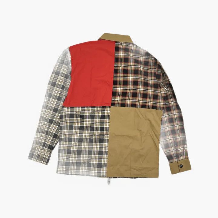 Burberry Burberry Casual Patchwork Long Sleeve Shirt 0079 Size S / US 4 / IT 40 - 3 Thumbnail