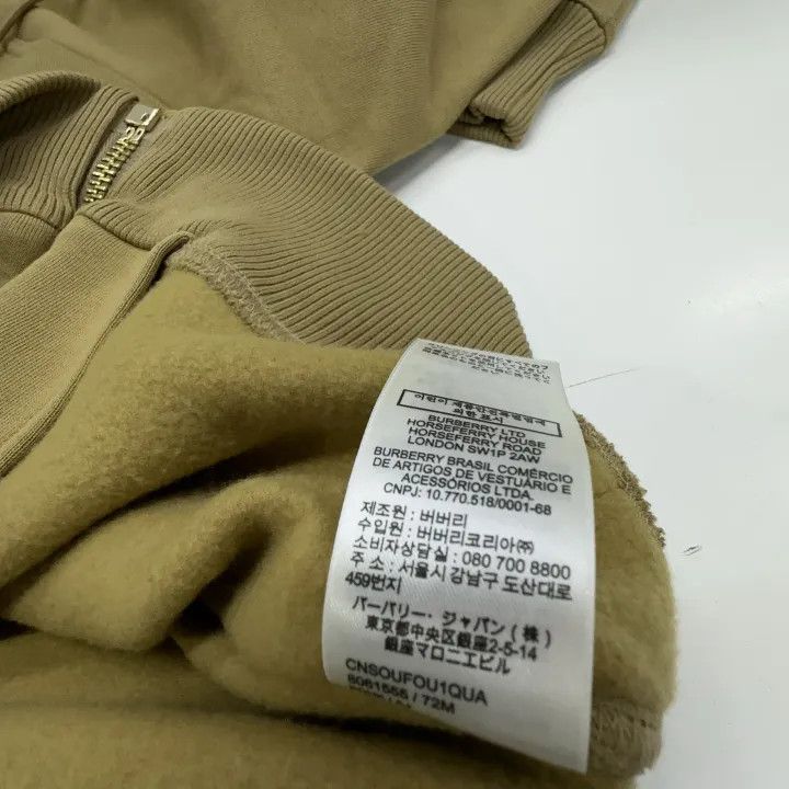 Burberry Burberry FW22 Hooded Sweatshirt in Khaki 0079 Size S / US 4 / IT 40 - 6 Thumbnail