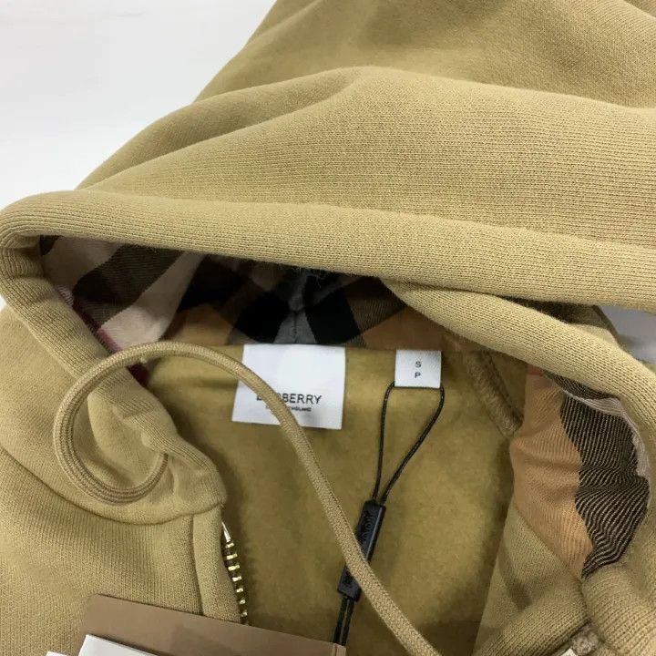 Burberry Burberry FW22 Hooded Sweatshirt in Khaki 0079 Size S / US 4 / IT 40 - 4 Thumbnail