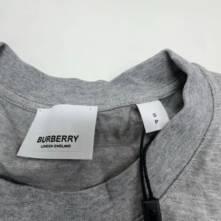 Burberry Burberry Gray Logo Graphic T-Shirt for Women 0079 Size S / US 4 / IT 40 - 11 Thumbnail