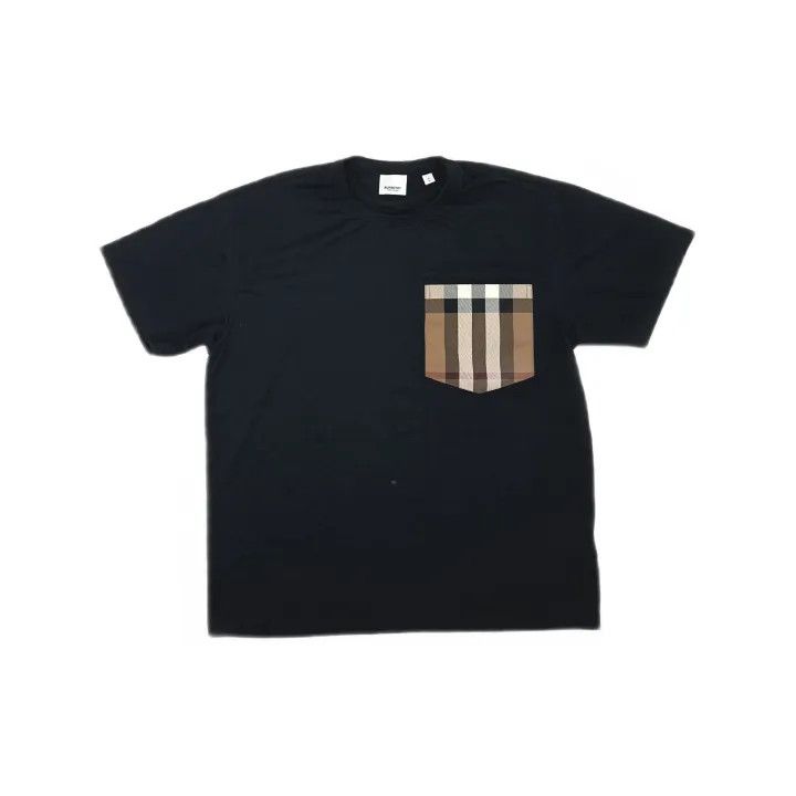 Burberry Burberry Striped Print Pocket T-shirt for Women 0079 Size S / US 4 / IT 40 - 2 Thumbnail