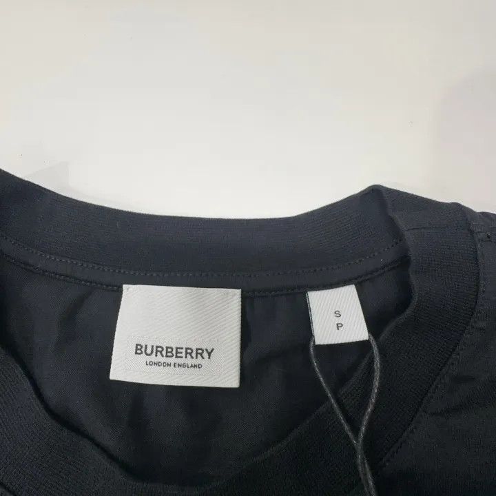 Burberry Burberry Monogram Oversized T-shirt in Black 0079 Size M / US 6-8 / IT 42-44 - 4 Thumbnail