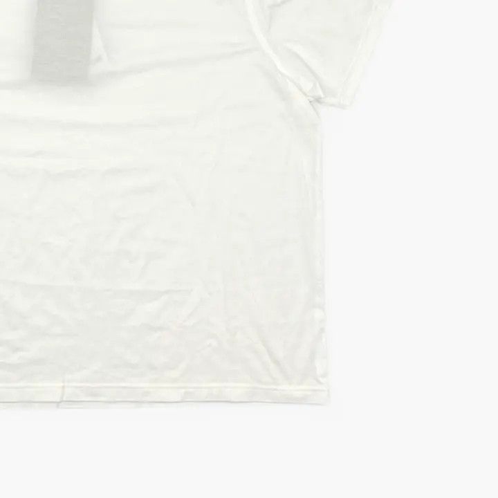 Burberry Burberry Monogram Logo Cotton T-Shirt White 0079 Size XL / US 12-14 / IT 48-50 - 6 Thumbnail