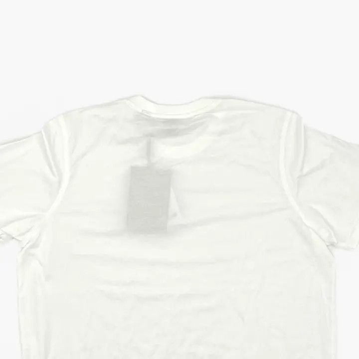 Burberry Burberry Monogram Logo Cotton T-Shirt White 0079 Size XL / US 12-14 / IT 48-50 - 4 Thumbnail