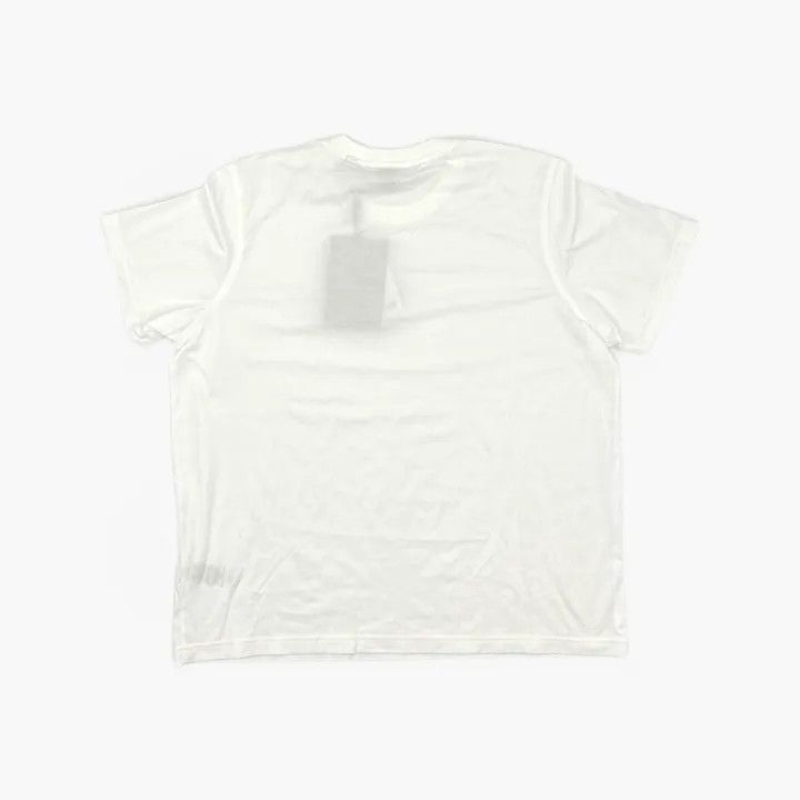 Burberry Burberry Monogram Logo Cotton T-Shirt White 0079 Size XL / US 12-14 / IT 48-50 - 3 Thumbnail