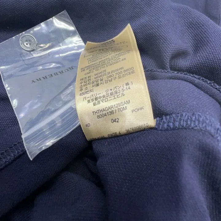 Burberry Burberry Women's Polo Shirt in Navy Blue 0079 Size XL / US 12-14 / IT 48-50 - 10 Thumbnail