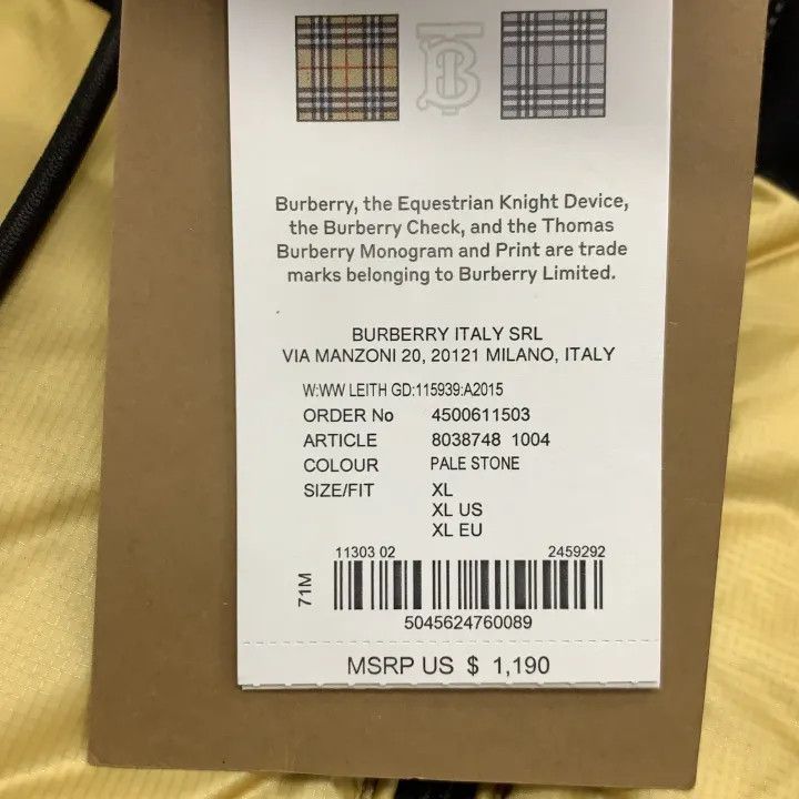 Burberry Burberry Logo Hooded Down Jacket for Women 0079 Size XL / US 12-14 / IT 48-50 - 3 Thumbnail