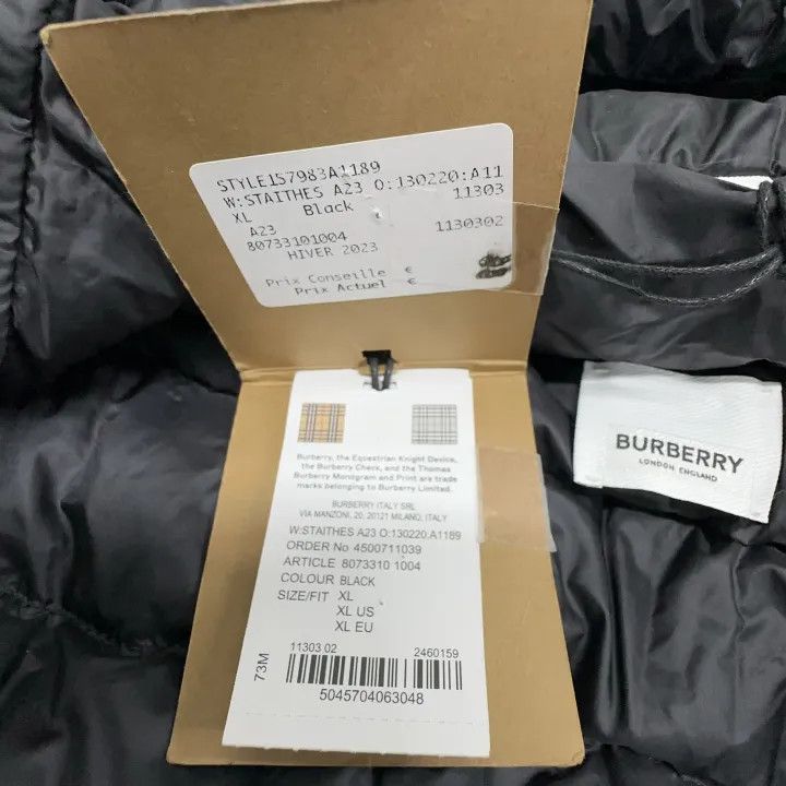 Burberry Burberry Hooded Zip Waist Long Sleeve Puffer Jacket 0079 Size XL / US 12-14 / IT 48-50 - 6 Thumbnail