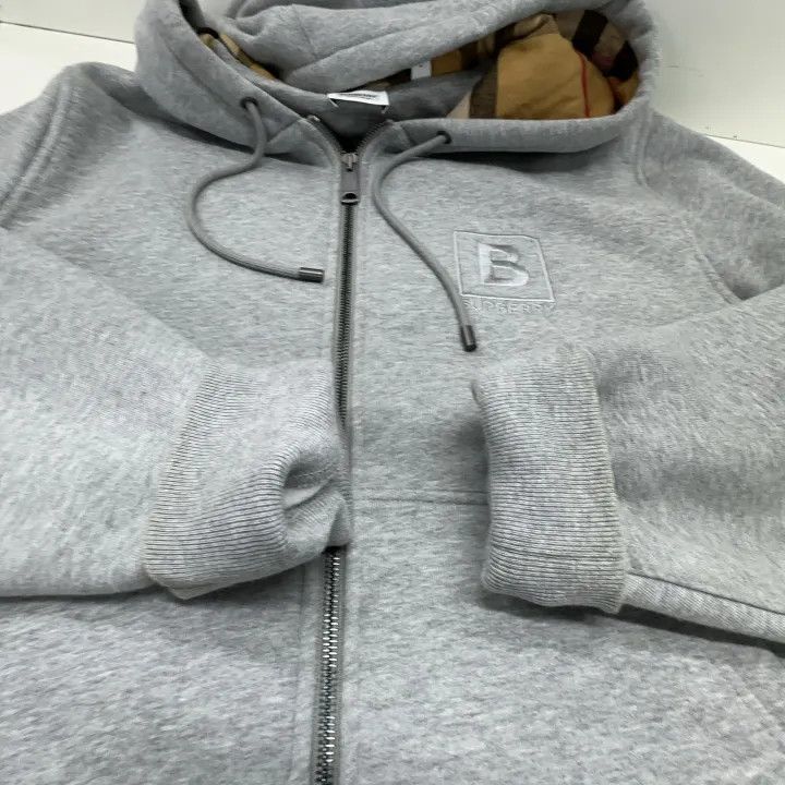 Burberry Burberry FW22 Logo Zip-up Hoodie for Men 0079 Size XL / US 12-14 / IT 48-50 - 8 Thumbnail