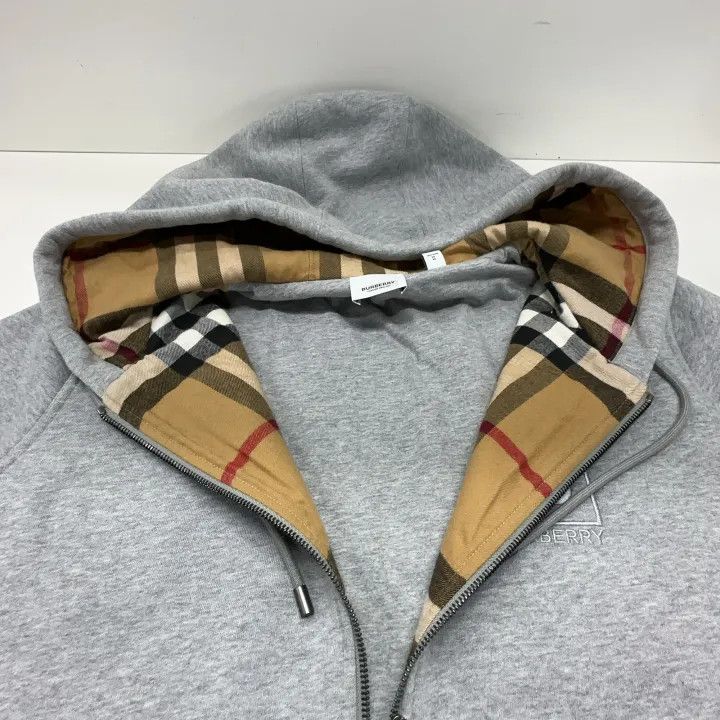 Burberry Burberry FW22 Logo Zip-up Hoodie for Men 0079 Size XL / US 12-14 / IT 48-50 - 6 Thumbnail