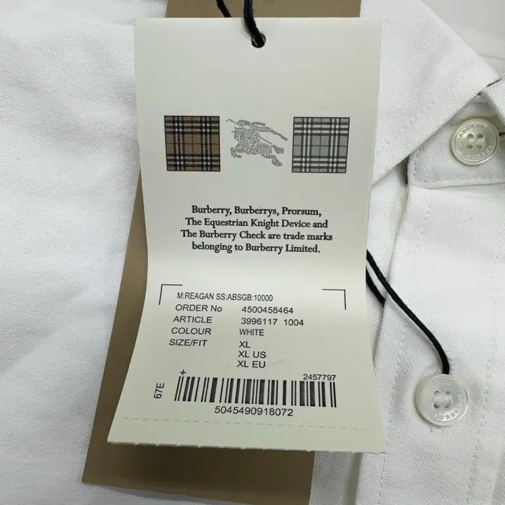 Burberry Burberry Stylish Casual Short Sleeve T-Shirt 0079 Size XL / US 12-14 / IT 48-50 - 6 Thumbnail