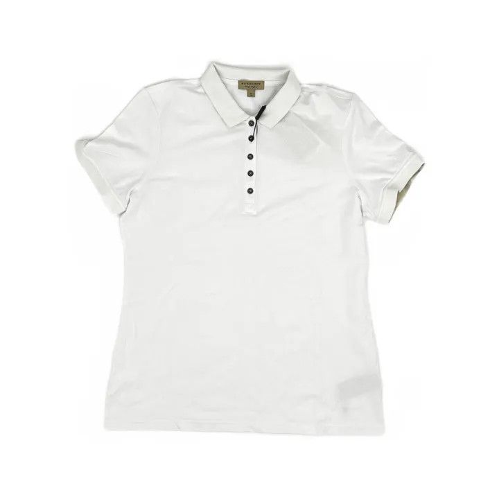 Burberry Burberry Short Sleeve Polo Shirt for Women 0079 Size XL / US 12-14 / IT 48-50 - 2 Thumbnail