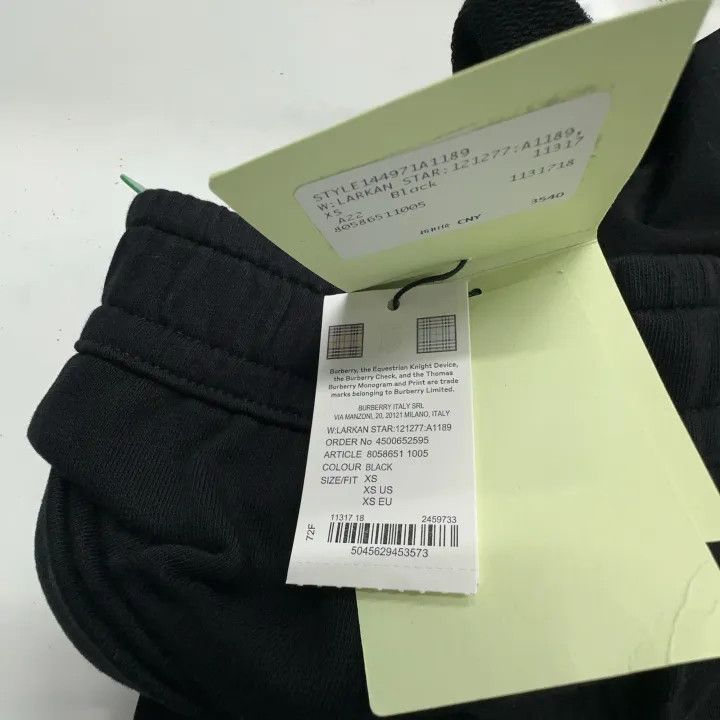Burberry Burberry Black Limited Edition Sweatpants for Women 0079 Size 22" - 5 Thumbnail