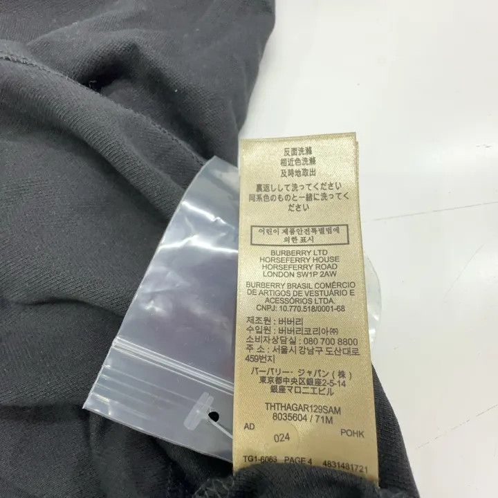 Burberry Burberry Black Casual Polo Shirt for Women 0079 Size XS / US 0-2 / IT 36-38 - 10 Thumbnail