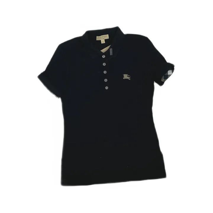 Burberry Burberry Black Casual Short Sleeve Polo Shirt 0079 Size XS / US 0-2 / IT 36-38 - 2 Thumbnail