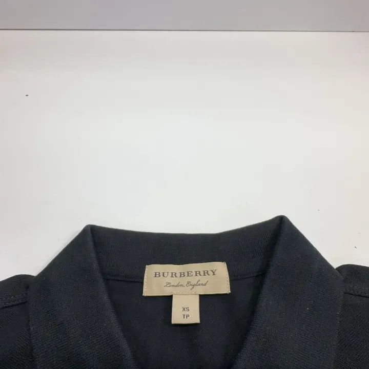 Burberry Burberry Black Casual Short Sleeve Polo Shirt 0079 Size XS / US 0-2 / IT 36-38 - 4 Thumbnail