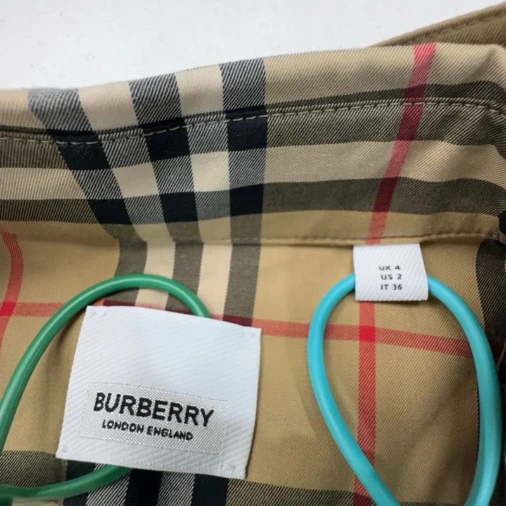 Burberry Burberry Plaid Cotton Long Sleeve Shirt 0079 Size XS / US 0-2 / IT 36-38 - 3 Thumbnail