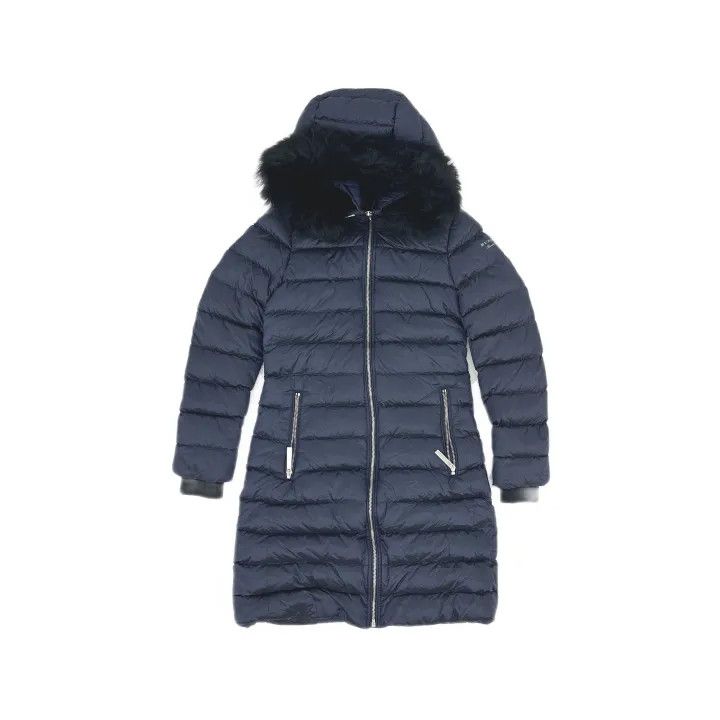 Burberry Burberry Navy Down Jacket with Fur Collar 0079 Size XS / US 0-2 / IT 36-38 - 2 Thumbnail
