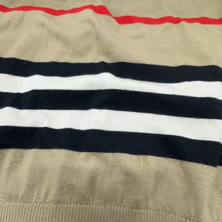 Burberry Burberry Striped Merino Wool Cardigan for Women 0079 Size XS / US 0-2 / IT 36-38 - 6 Thumbnail