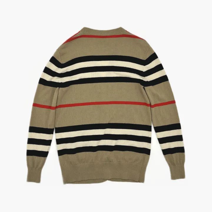 Burberry Burberry Striped Merino Wool Cardigan for Women 0079 Size XS / US 0-2 / IT 36-38 - 3 Thumbnail