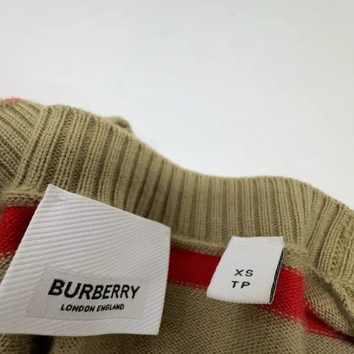 Burberry Burberry Striped Merino Wool Cardigan for Women 0079 Size XS / US 0-2 / IT 36-38 - 5 Thumbnail