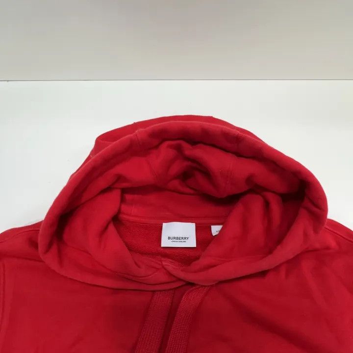 Burberry Burberry Red Logo Print Hoodie for Women 0079 Size XS / US 0-2 / IT 36-38 - 6 Thumbnail