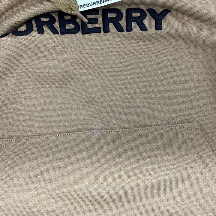Burberry Burberry Camel Logo Print Women's Hoodie 0079 Size XS / US 0-2 / IT 36-38 - 7 Thumbnail