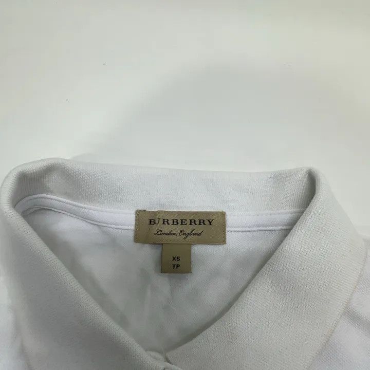 Burberry Burberry Plain Short Sleeve Polo Shirt for Women 0079 Size XS / US 0-2 / IT 36-38 - 4 Thumbnail