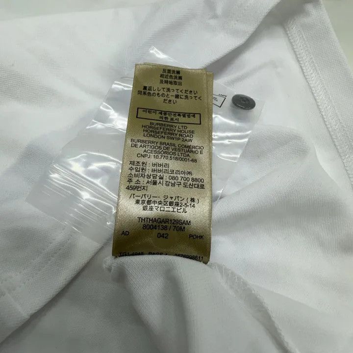 Burberry Burberry Plain Short Sleeve Polo Shirt for Women 0079 Size XS / US 0-2 / IT 36-38 - 6 Thumbnail