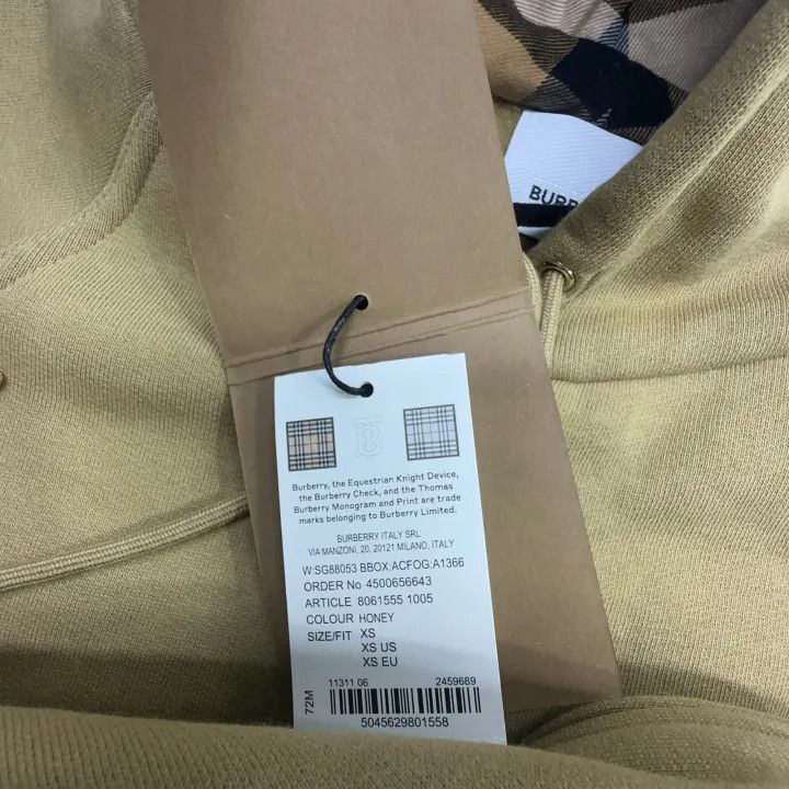 Burberry Burberry FW22 Embroidered Logo Hooded Sweatshirt 0079 Size XS / US 0-2 / IT 36-38 - 5 Thumbnail