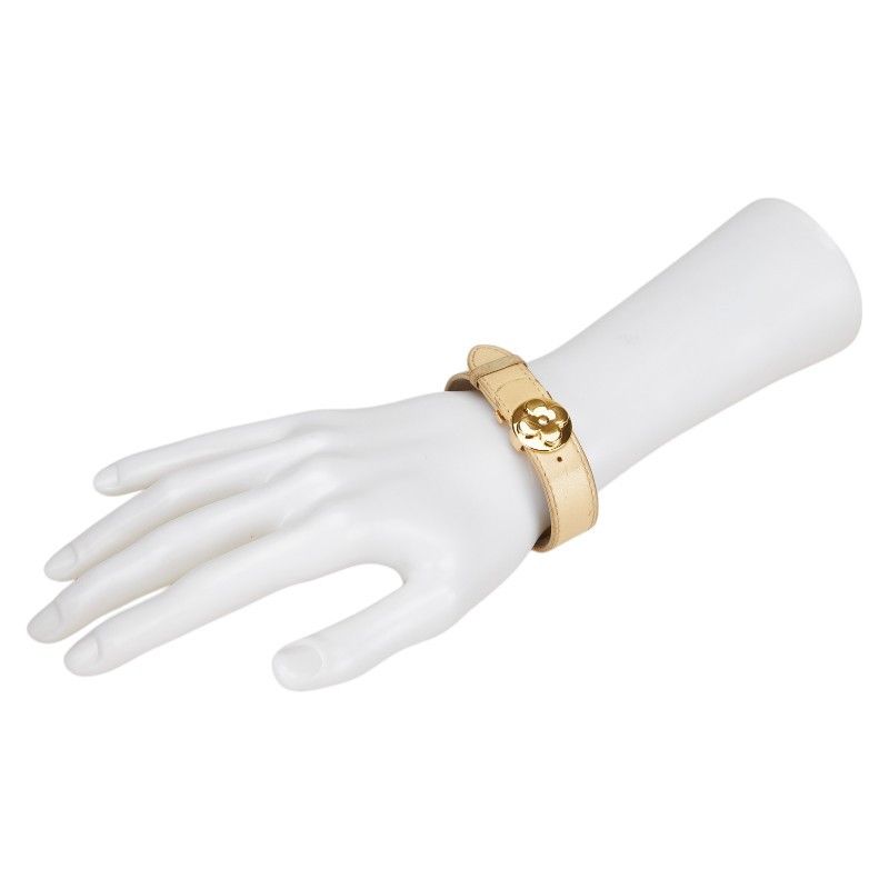 Louis Vuitton Louis Vuitton Louis Vuitton Braclet V Good Luck Monogram Leather Bracelet Leather Bracelet M64443 DUTY FREE for USA Size ONE SIZE - 8 Thumbnail
