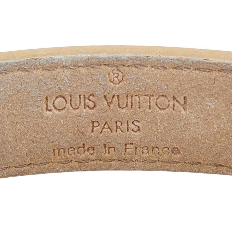 Louis Vuitton Louis Vuitton Louis Vuitton Braclet V Good Luck Monogram Leather Bracelet Leather Bracelet M64443 DUTY FREE for USA Size ONE SIZE - 6 Thumbnail