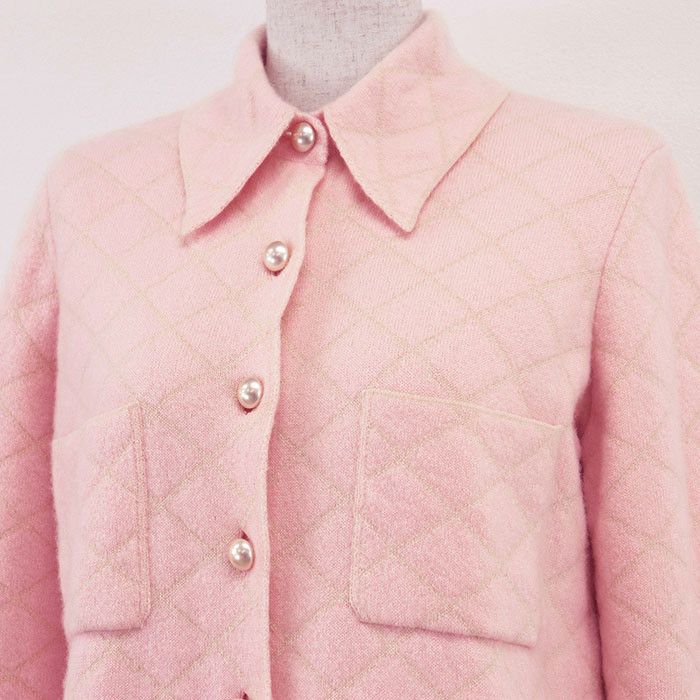 Chanel Chanel Chanel Matelasse Cashmere Silk Jacket Others Outerwear P52423 DUTY FREE for USA Size ONE SIZE - 2 Thumbnail